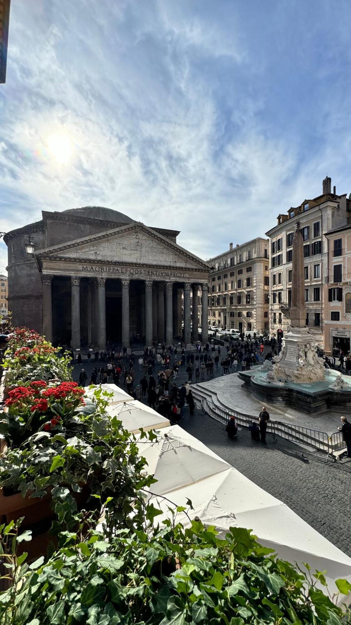 Pantheon Balcony Morgana Suite Rome Exterior photo